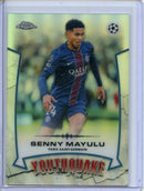 2025-26 Topps Chrome UEFA Club Comps Senny Mayulu Youthquake