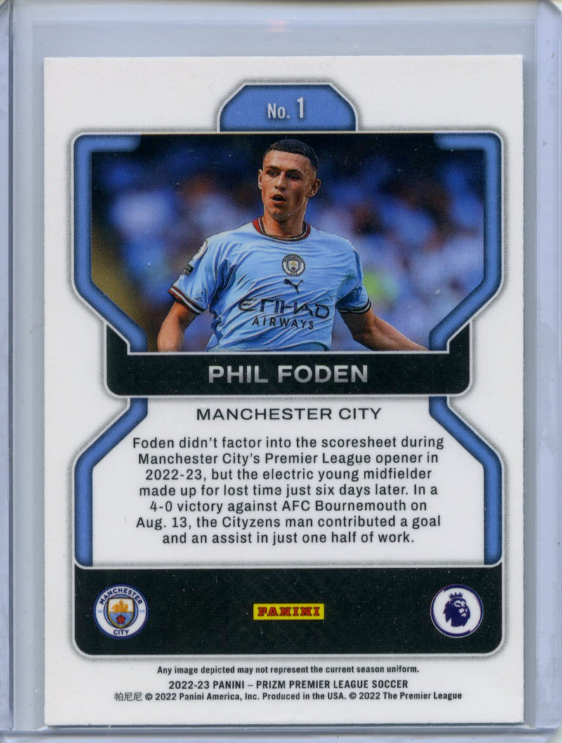 2022-23 Panini Prizm Premier League Phil Foden