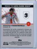 2023-24 Topps Pristine Road To Euro Khvicha Kvaratskhelia