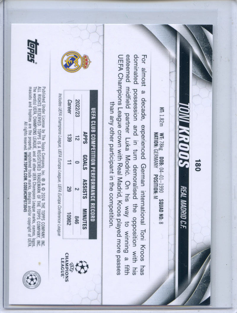 2023-24 Topps UEFA CC Jade Edition Toni Kroos