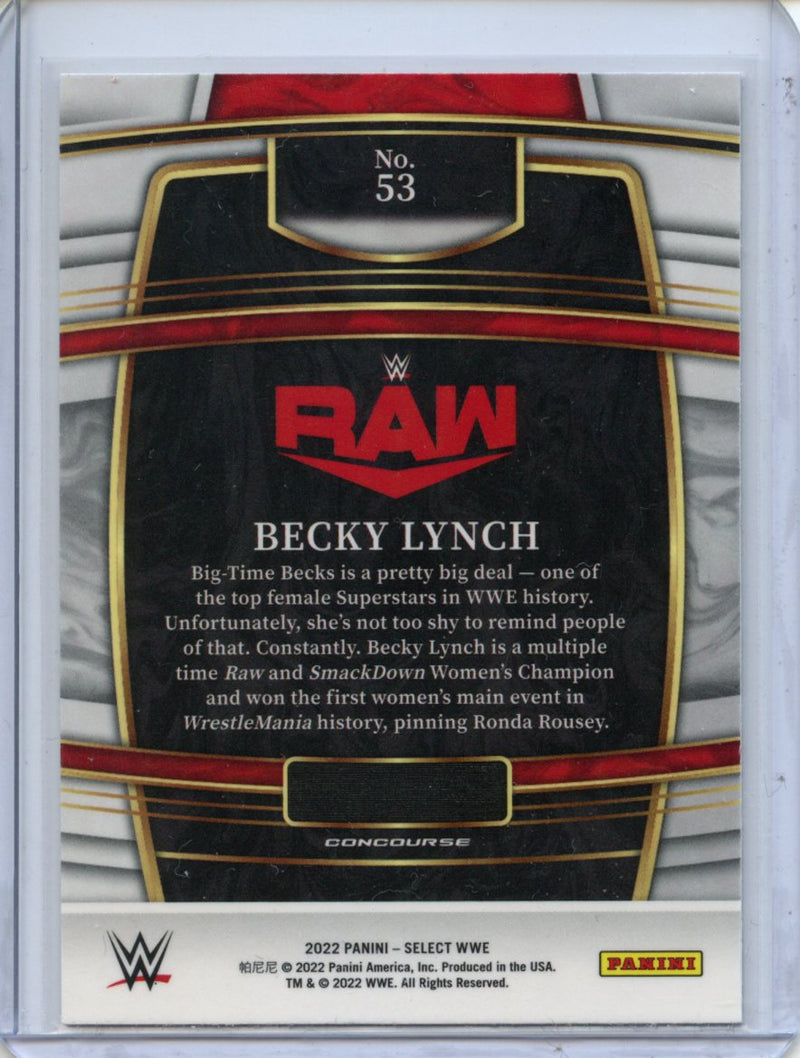 2022 Panini Select WWE Becky Lynch Concourse