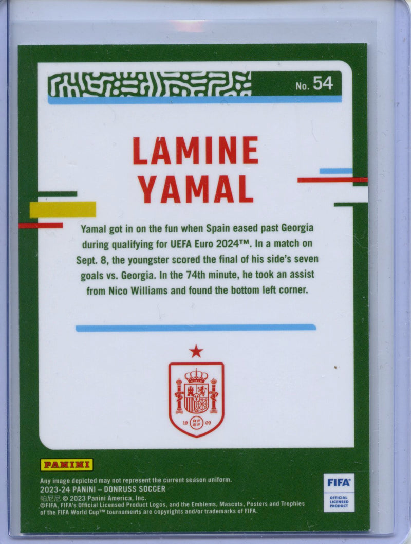2023-24 Donruss FIFA Lamine Yamal Optic