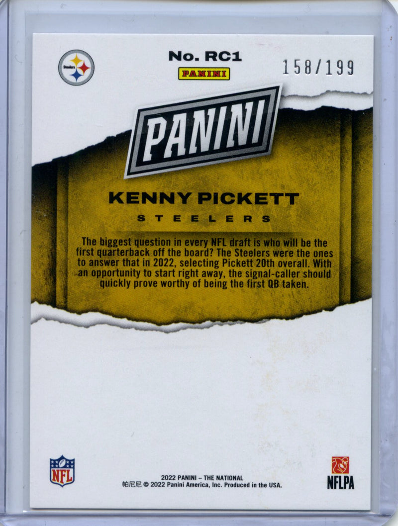 2022 Panini The National Kenny Pickett Orange 158/199