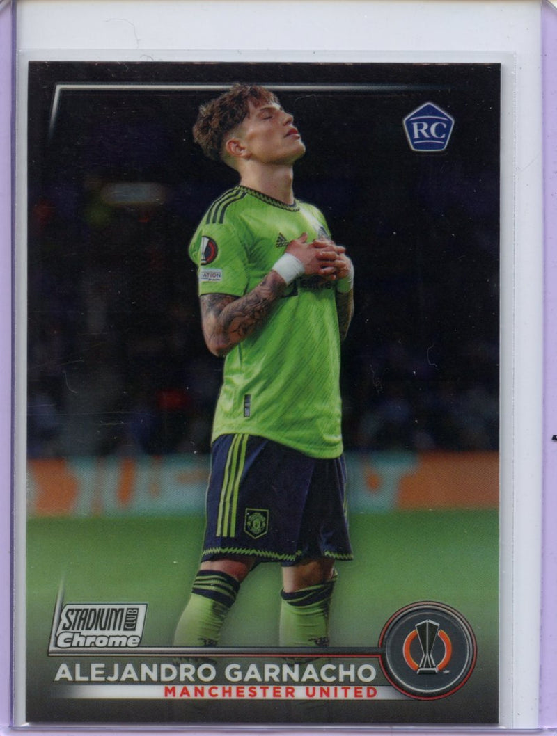 2022-23 Topps Stadium Club Chrome UEFA Club Competitions Alejandro Garnacho