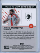 2023-24 Topps Pristine Road To Euro Zuriko Davitashvili