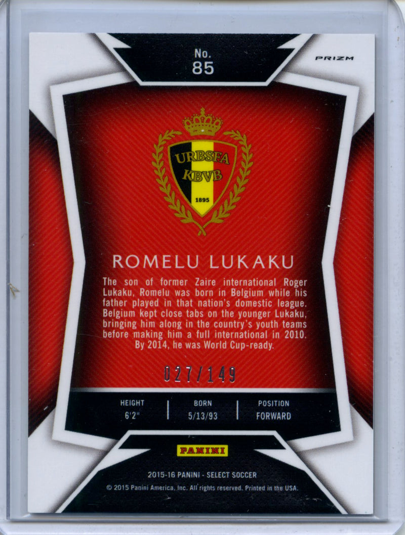 2015-16 Panini Select Romelu Lukaku Orange 27/149