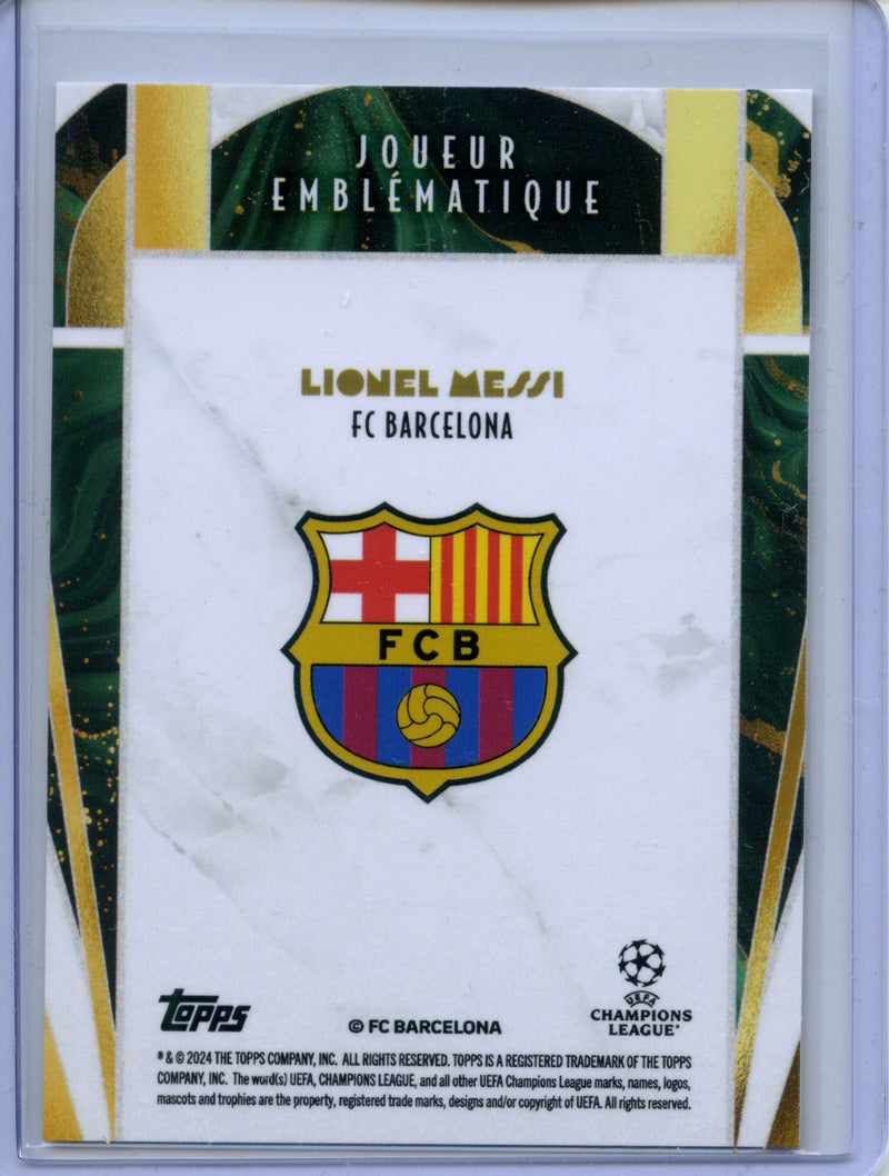 2024-25 Topps UEFA Deco Lionel Messi Joueur Emblematique