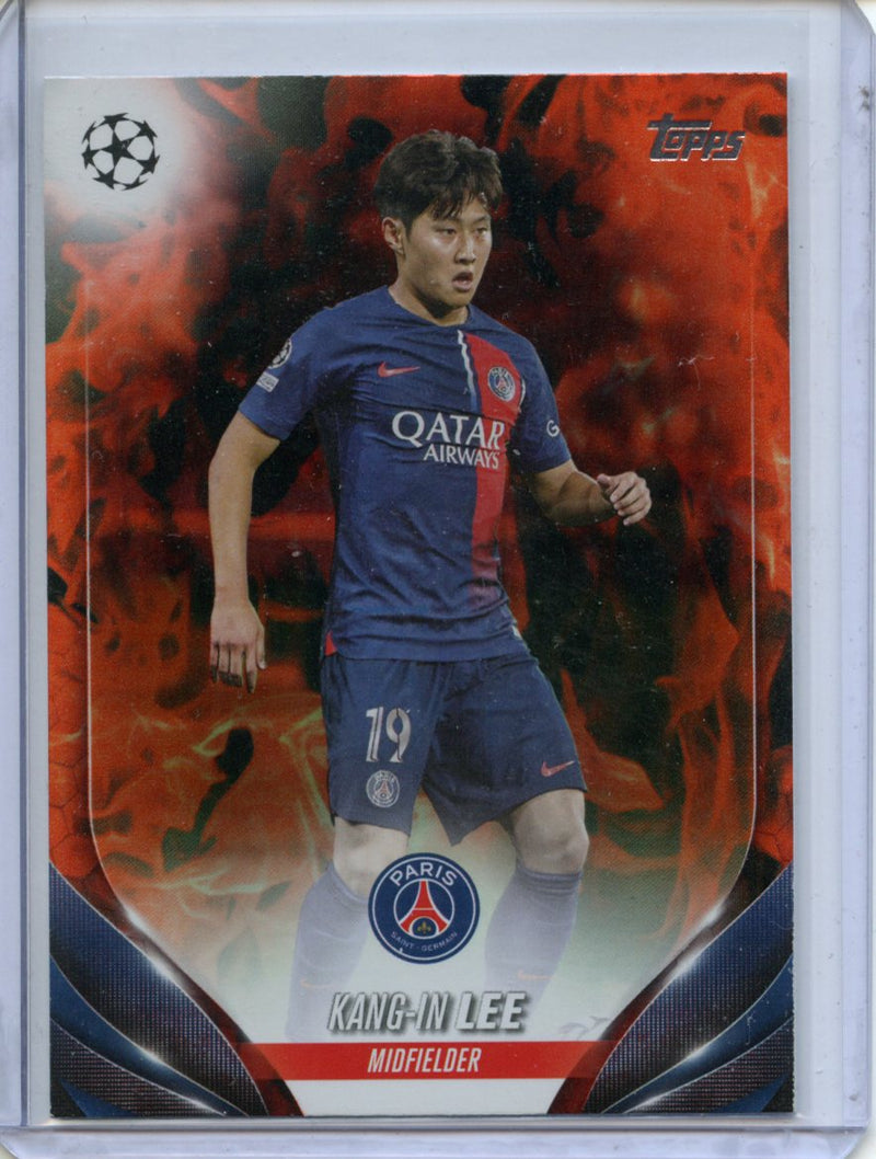 2023-24 Topps UEFA CC Kang-In Lee Inferno Foil