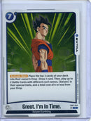 Great. I'm In Time. - Fusion World Wish For Shenron FB07-048 R Foil