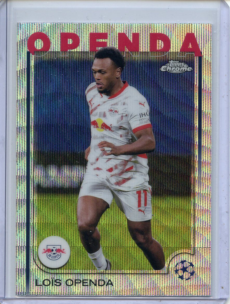 2024-25 Topps Chrome UEFA Club Comps Lois Openda Wave