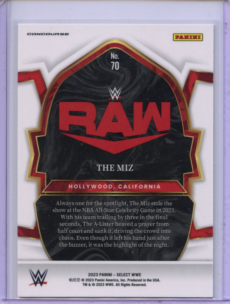 2023 Panini Select WWE The Miz Concourse