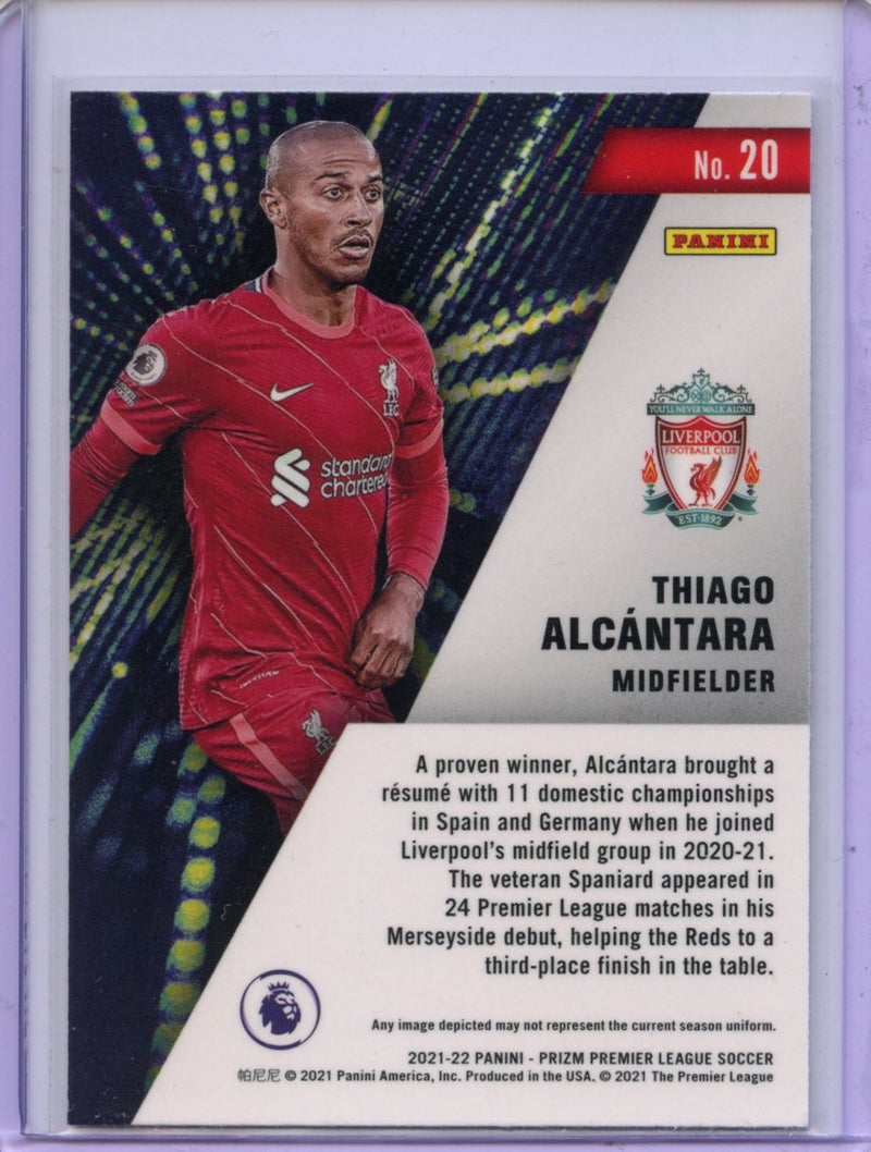 2021-22 Panini Prizm Premier League Thiago Alcantara Instant Impact