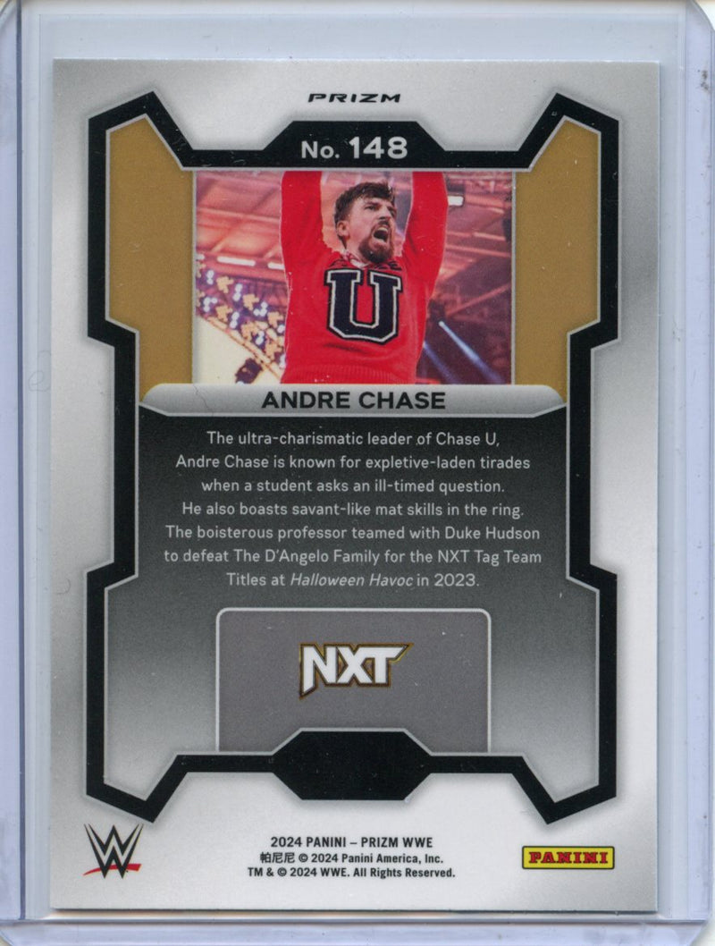 2024 Prizm WWE Andre Chase Silver Prizm