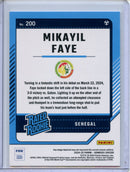 2024-25 Donruss Mikayil Faye