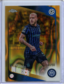 2025-26 Topps Chrome UEFA Club Comps Federico Dimarco Gold Lava 41/50
