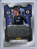 2023-24 Prizm Premier League Bart Verbruggen Pink Breakaway 6/149