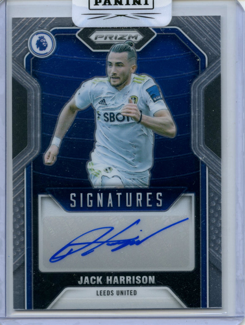2021-22 Prizm Premier League Jack Harrison Signatures Autograph
