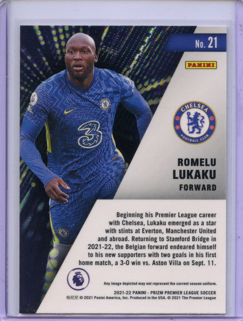 2021-22 Panini Prizm Premier League Romelu Lukaku Instant Impact