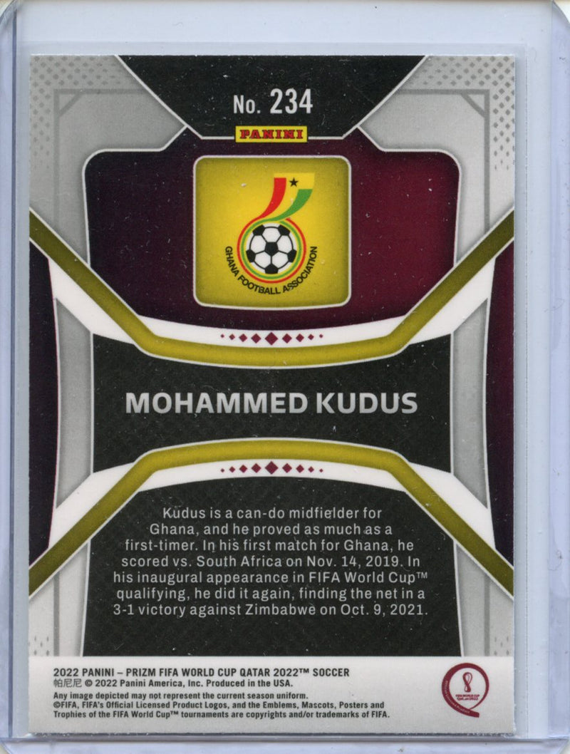 2022 Panini Prizm FIFA World Cup Qatar Mohammed Kudus