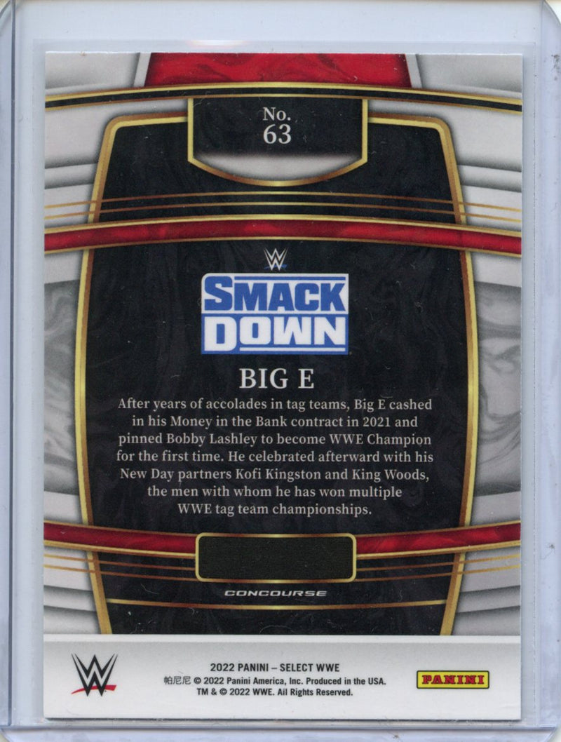 2022 Panini Select WWE Big E Concourse