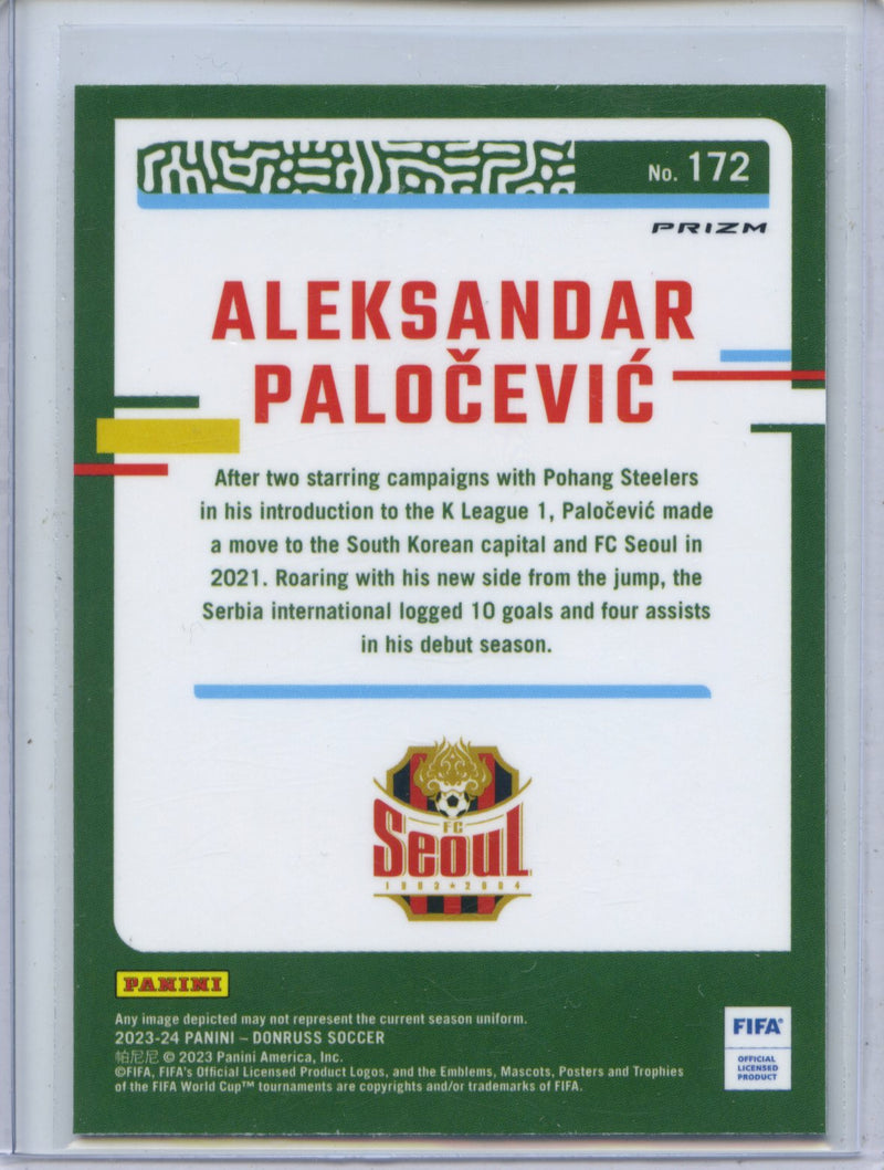 2023-24 Donruss FIFA Aleksandar Palocevic Optic Argyle
