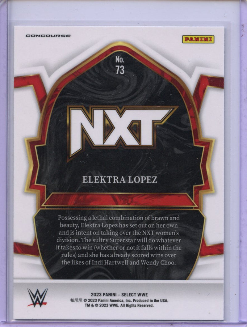 2023 Panini Select WWE Elektra Lopez Concourse