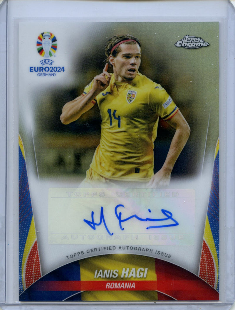 2024 Topps Chrome UEFA Euro Ianis Hagi Chrome Autographs