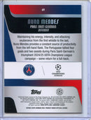 2025-26 Topps Chrome UEFA Club Comps Nuno Mendes Purple Geometric 73/75