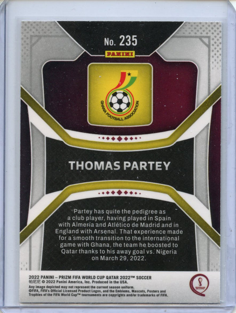 2022 Panini Prizm FIFA World Cup Qatar Thomas Partey