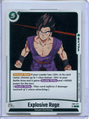 Explosive Rage - Fusion World Wish For Shenron FB07-071 R Foil