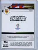 2024 Topps Chrome UEFA Euro Ianis Hagi Chrome Autographs