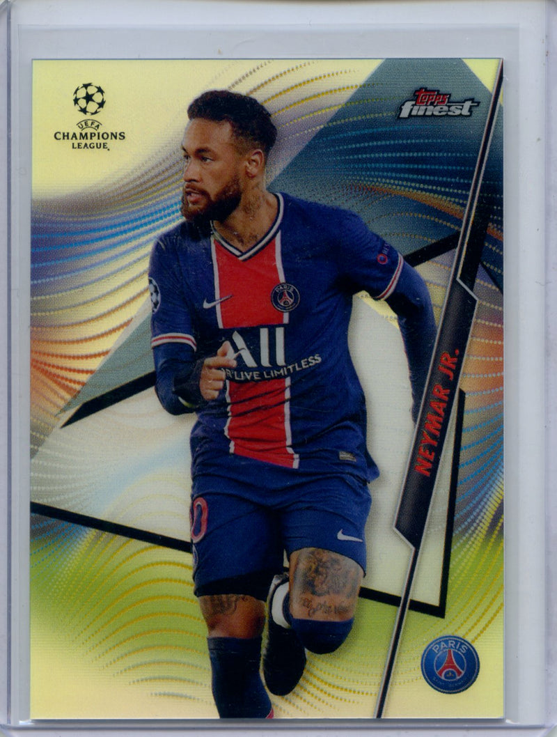 2020-21 Topps Finest UEFA Champions League Neymar Jr Refractor