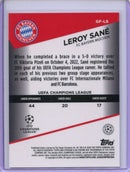 2022-23 Stadium Club Chrome UEFA CC Leroy Sane Goal Force