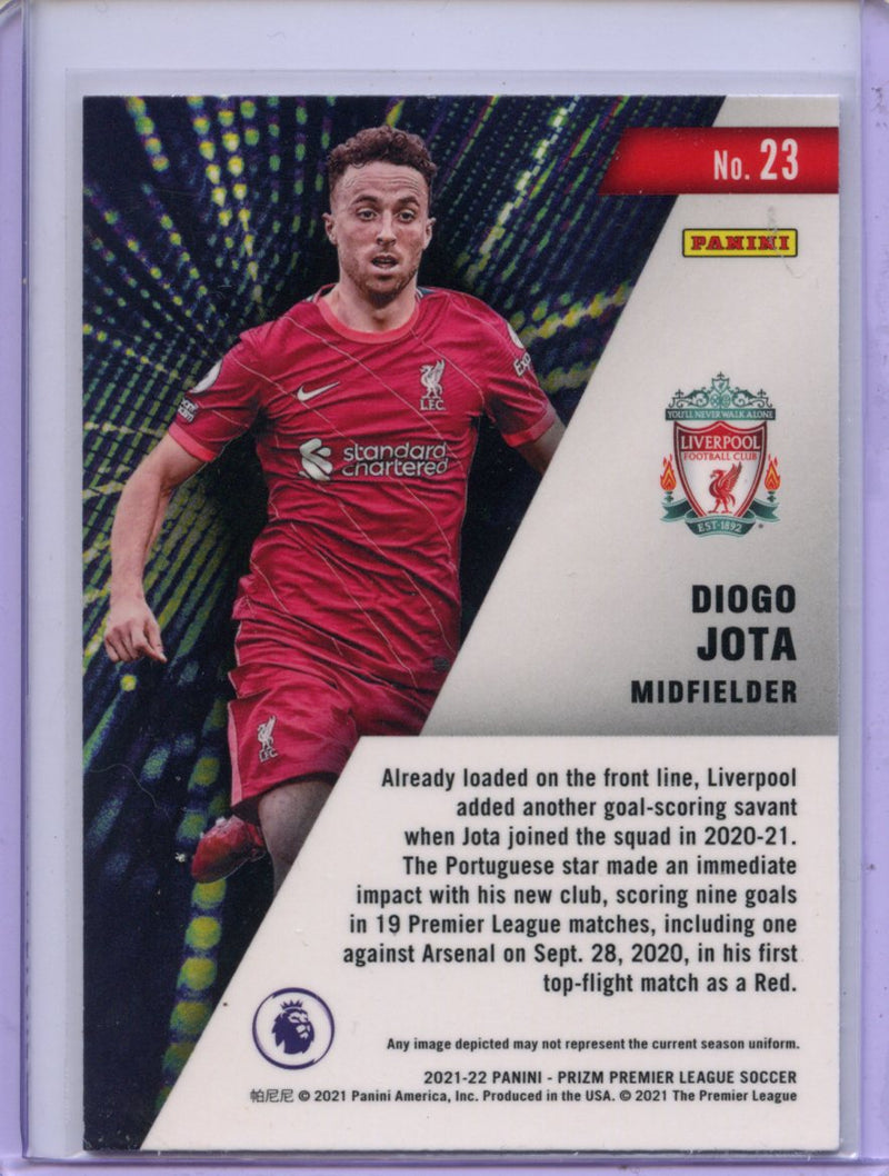 2021-22 Panini Prizm Premier League Diogo Jota Instant Impact