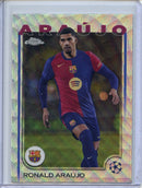 2024-25 Topps Chrome UEFA Club Comps Ronald Araujo Wave