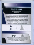 2025-26 Topps Chrome UEFA Club Comps Archie Gray Green Lava 52/99