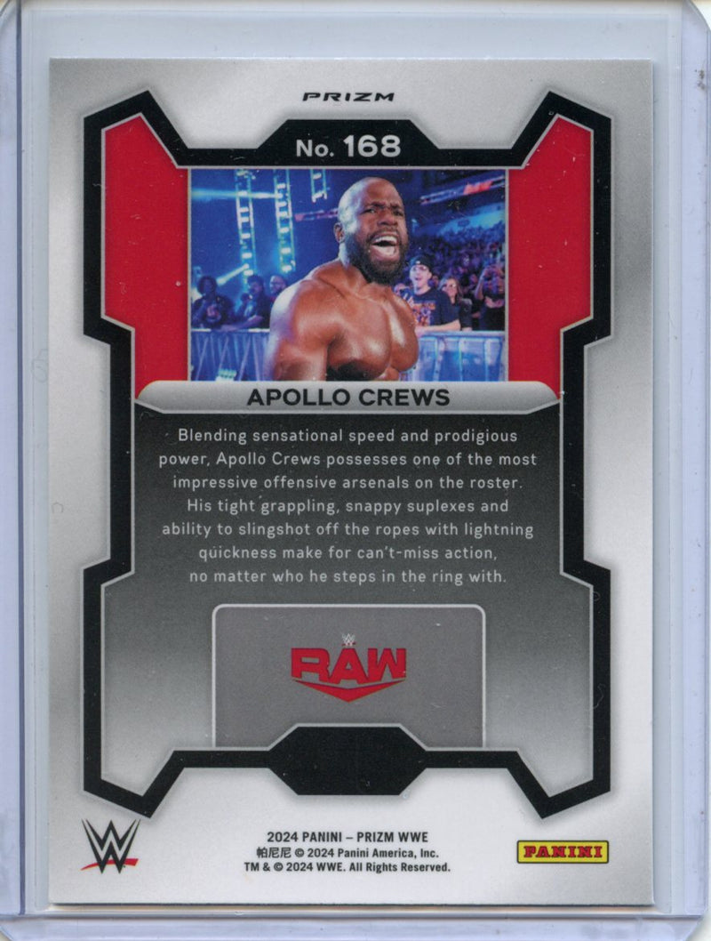 2024 Prizm WWE Apollo Crews Silver Prizm