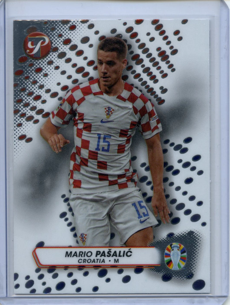 2023-24 Topps Pristine Road To Euro Mario Pasalic