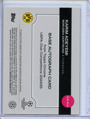 2024-25 Topps Chrome UEFA Club Comps Karim Adeyemi Magenta Lava Autograph 53/75