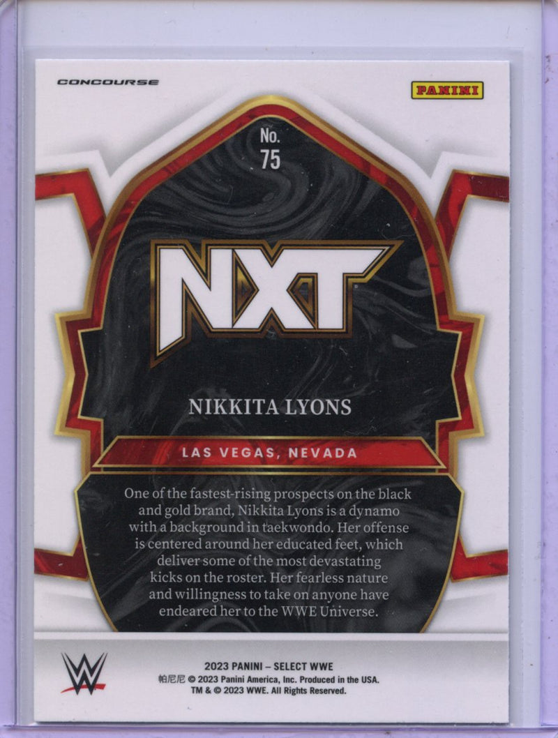 2023 Panini Select WWE Nikkita Lyons Concourse