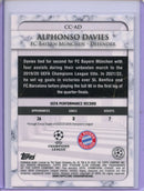2022-23 Stadium Club Chrome UEFA CC Alphonso Davies Championship Contributions