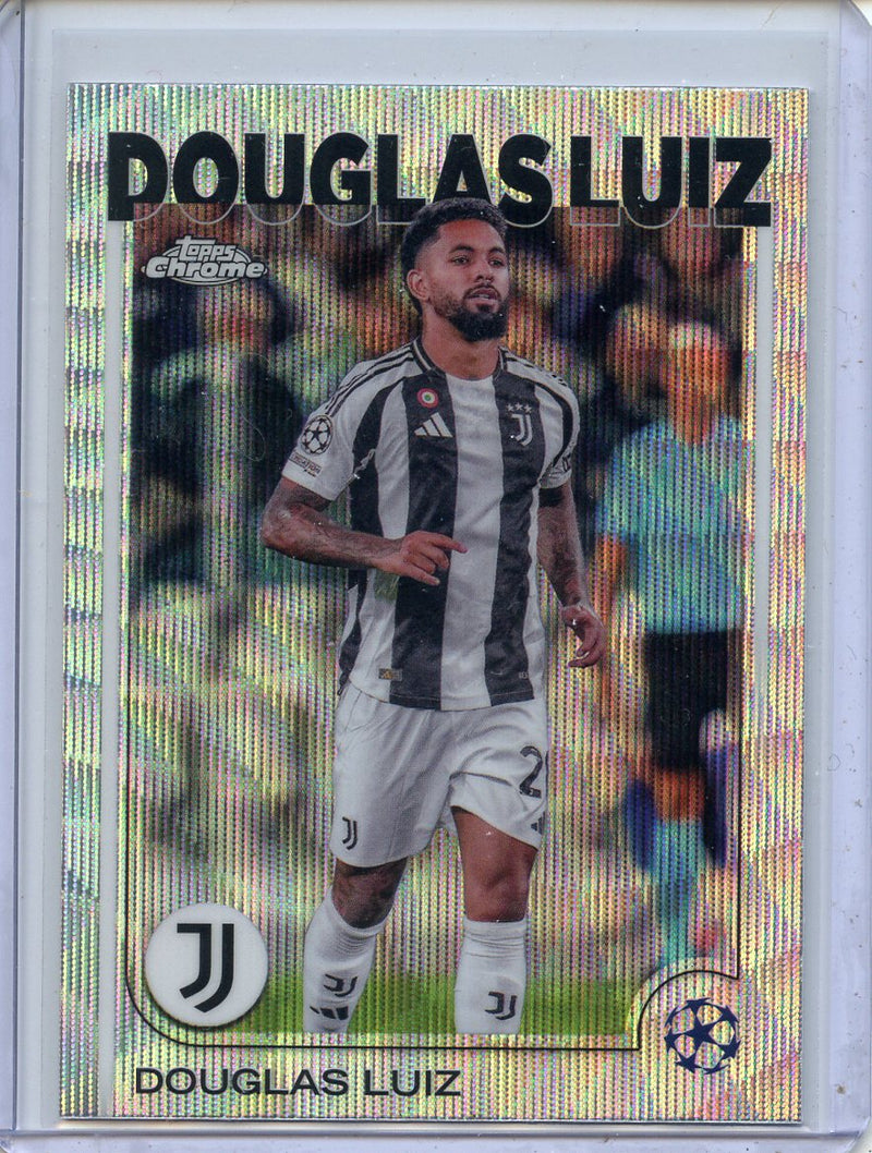 2024-25 Topps Chrome UEFA Club Comps Douglas Luiz Wave