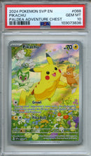 2024 Pokemon Scarlet & Violet Paldea Adventure Chest Pikachu SVP088 PSA 10