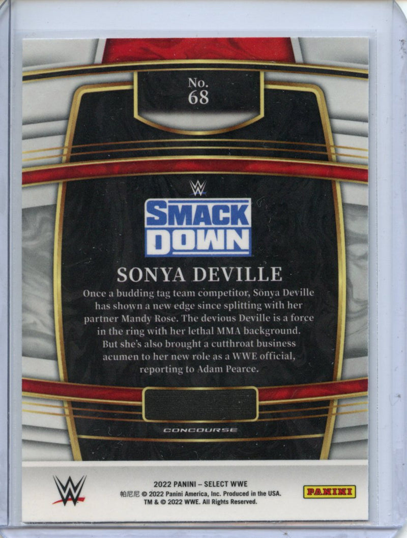 2022 Panini Select WWE Sonya Deville Concourse