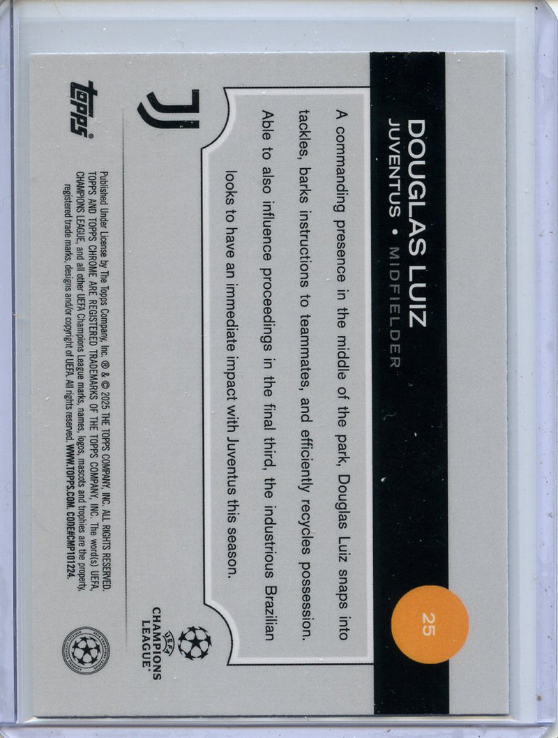 2024-25 Topps Chrome UEFA Club Comps Douglas Luiz Wave