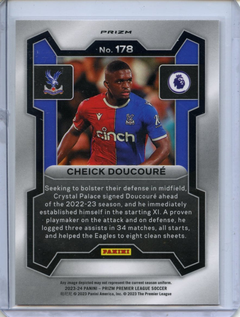 2023-24 Prizm Premier League Cheick Doucoure Orange Breakaway