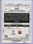 2022-23 Stadium Club Chrome UEFA CC Gavi Championship Contributions