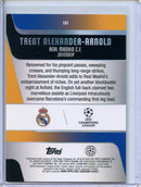2025-26 Topps Chrome UEFA Club Comps Trent Alexander-Arnold Aqua Lava 196/199