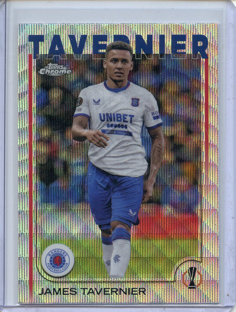 2024-25 Topps Chrome UEFA Club Comps James Tavernier Wave