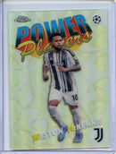 2025-26 Topps Chrome UEFA Club Comps Weston McKennie Power Players